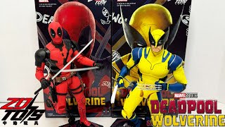 ZD Toys  Deadpool amp Wolverine 110 Scale Action Figure Review [upl. by Hoang]