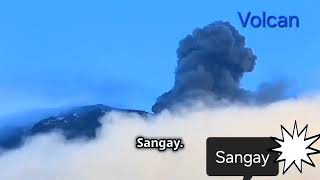 Magestuoso Volcan 🌋🌃 Sangay 🏡🇪🇨🌃🌇🚘 [upl. by Ahsikam]