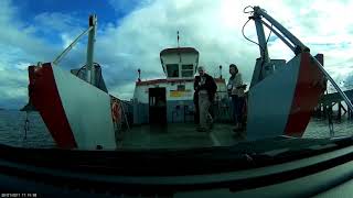 Disembarking Cromarty Ferry in Nigg [upl. by Halimaj187]