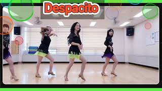 Despacito Line Dance ImproverLars Kuif  매력적인 라틴음악의 댄스 [upl. by Isabelita]