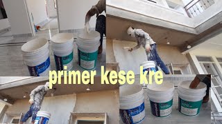 how to apply exterior wall primer Asianpaintwallprimer exteriorwallprimer trucareprimer [upl. by Ramahs]