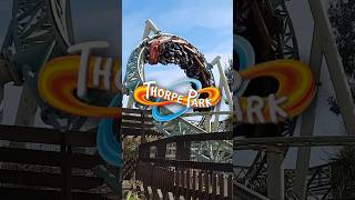 If Colossus DIDN’T GO upside down  Thorpe Park themepark thorpeparkresort [upl. by Aennyl918]