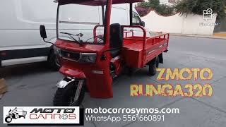 MOTOCARRO ZMOTO RUNGA 320cc 1TON motocarrosymascom [upl. by Eibbed]