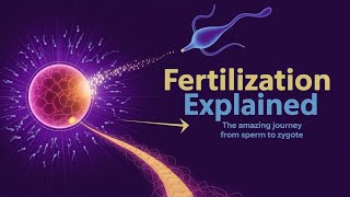 Fertilization Explained The Amazing Journey from Sperm to Zygote [upl. by Uri]