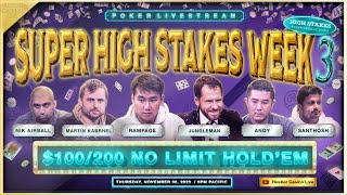 SUPER HIGH STAKES WEEK Rampage Jungleman Martin Kabrhel Andy Nik Airball Santhosh [upl. by Sokim]