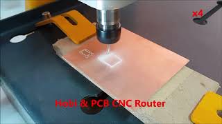 Mini CNC PCB Devre Kazıma [upl. by Alastair]