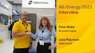 AllEnergy 2023 Interview  Leila Playmore Selectronic Australia [upl. by Initirb]