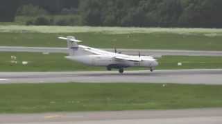 ATR72 InterSky DANFC landing amp take off [upl. by Edy896]