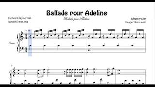 Balada para Adelina Partitura de Piano [upl. by Benil]