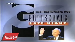 Heinz Rühmann bei Gottschalk live in Late Night Show 1993 [upl. by Linehan820]