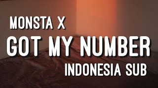 MONSTA X  GOT MY NUMBER INDO SUB [upl. by Aihsikal194]