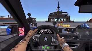 Realistic BMW Car Cross The River  Truck Simulator  Ultimate  Mobile Gameplay [upl. by Ettevol]