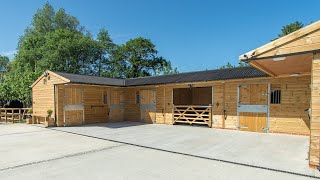 Olson Timber Buildings Stable Block Tour [upl. by Press867]