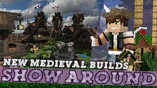 Minecraft Showaround  Six New Medieval Builds [upl. by Saerdna]