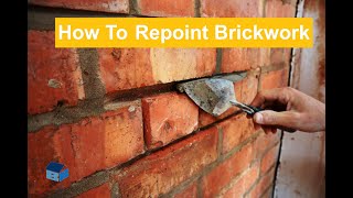 How To Repoint Old Brickwork  The Easy Way With No Experience [upl. by Germaun]