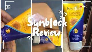 Herbion Sunblock Review ☀️Honest Review [upl. by Ursi]