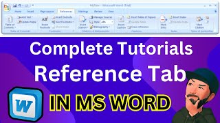 HOW TO USE REFERENCE TAB IN MS WORD  Shortcut key for reference tab in ms Word  Features [upl. by Nuahsor]