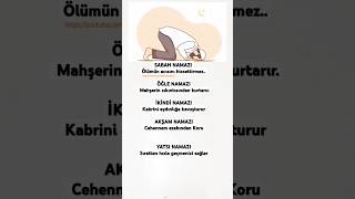 Vakit Namazlarının Faydaları dua güzelsözler namaz [upl. by Suirauqram]