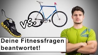 Was ist besser Laufen oder Fahrrad fahren  Vor dem Kraftsport Boxen  Gut oder Schlecht [upl. by Tracee106]