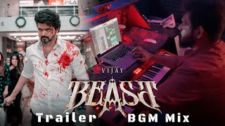 Beast  Official Trailer BGM  Thalapathy Vijay  Nelson  Anirudh  Allan Preetham [upl. by Nnaesor]