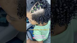 Definición de rizos✨ rizosdefinidos curlyhair hairstyle hair shorts [upl. by Babcock957]