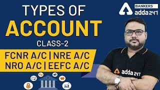 Types of Accounts Class2  FCNR NRE NRO EEFC Accounts Explained in Hindi [upl. by Nosac]