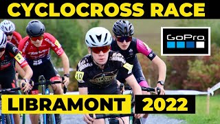 CYCLOCROSS RACE  LIBRAMONT BELGIUM  U17  GoPro LAP  POV Cyclist on board BIKE [upl. by Enitsenre]