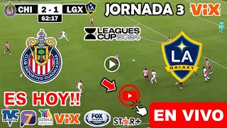 Chivas vs LA Galaxy en vivo donde ver a que hora juega Chivas vs LA Galaxy Leagues Cup 2024 hoy [upl. by Va393]