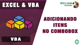 VBA Como Adicionar Itens no Controle Combobox [upl. by Alrac]