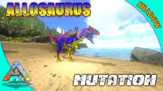 ark mobile EP45 ทำ Allosaurus สีบัคกันเถอะ Colour Mutation fully mutatedเกมมือถือ [upl. by Morganica619]