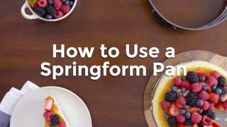 How to Use a Springform Pan [upl. by Aseel]