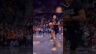 Keldon Johnson ankle breaker lead into poster dunk on Shai shorts nba ytshorts [upl. by Enelehs]