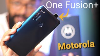 Motorola One Fusion Plus  Cheap Design with Good Features [upl. by Marybelle]