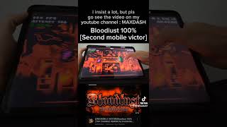 Bloodlust 100 Second mobile victor pls go see on my channel geometrydash gd gdmobile [upl. by Gerger]