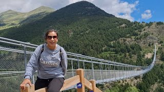 🇲🇦 🇦🇩 Pont Tibetá Canillo Andorra جسر أندورا [upl. by Elleiand]