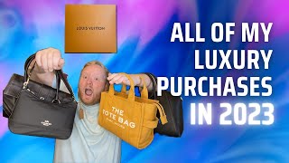 ALL of My 2023 Luxury Purchases  DO I STILL LOVE THEM  Davids Closet [upl. by Ecinad]