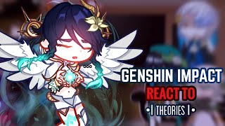 🖤✨ Genshin Impact React to Fandom Theories  Gacha Club  Pt1 [upl. by Skurnik]