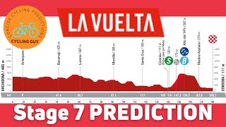 Vuelta a Espana 2024 Stage 7  PREVIEW  FAVOURITES  PREDICTION [upl. by Merras]