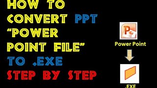 How to convert PPT to EXE  Convert Power Point File to EXE  2018 [upl. by Adlesirk]