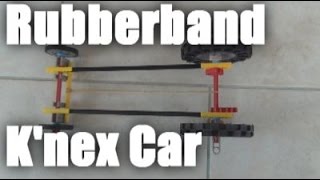 Rubberband powered knex car [upl. by Kinimod]