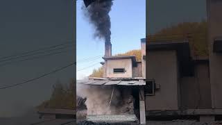 Amazing Way Of Cleaning Ash Of FlueCured Tobacco Furnace With Water [upl. by Giorgia]