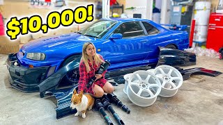 Spending 10000 On Parts For My R34 COMPLETE MAKEOVER [upl. by Robison]