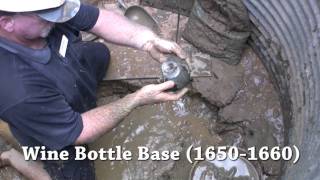 Below the Water Table in a Mid 17thCentury Well at Jamestown [upl. by Sherwynd]