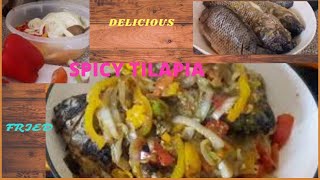 Tilapia Fish Recipecook with me [upl. by Pickford]