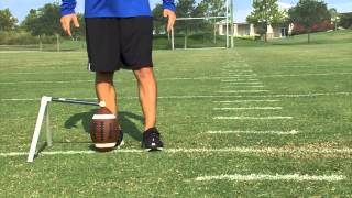 How to Kick a Field Goal Series by IMG Academy Football 1 of 5 [upl. by Derraj]