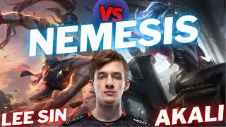 NEMESIS  LEE SIN VS AKALI  TOP GAMEPLAY  Patch 1421  Season 14  LeagueofLegends [upl. by Alanah]