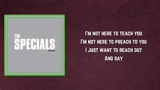 The Specials  BLM Full Lyrics [upl. by Whitman]