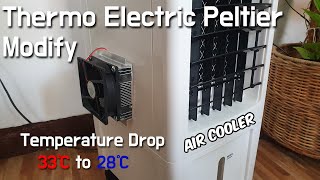 Air Cooler Modify  Thermo Electric Peltier Cooler [upl. by Oiramd606]