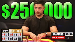 The LUCKIEST Poker Hand 100200 NL at Hustler Casino [upl. by Pepita]