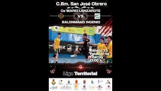 Ca´Mario Lanzarote VS Balonmano Ingenio [upl. by Petersen]